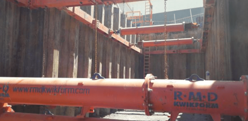 Basement Propping on G-TEM’s new Gloucester-based manufacturing facility in the UK