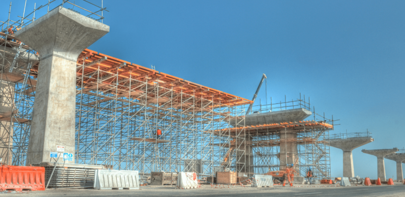 Image of doha metro construction