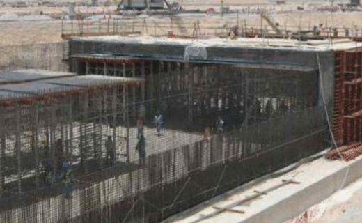 RMD Kwikform Taxiway tunnel construction at Hamad International Airport