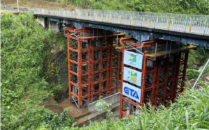 Pont des Ecrevisses bridge Saint-Claude Guadeloupe